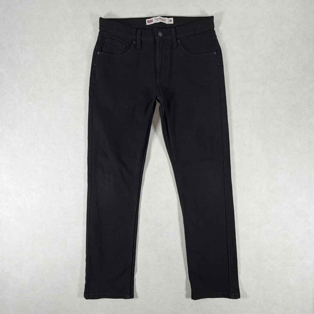 Levis Performance 511 Slim Jeans Black 28x30 Boys Size 16 Reg